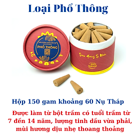 Mua Nhang Nụ Trầm Hương Sạch Nguyên Chất Tự Nhiên Xưởng Mộc Việt - Hộp 150G Nụ Sen/Nụ Tháp - 3 Phân Loại