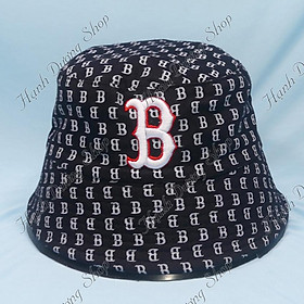 Mũ bucket thêu chữ B vành cụp nón tai bèo tròn thời trang phong cách unisex nam nữ