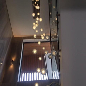 Đèn thả phale phong cách hiện đại, đèn thả thông tầng dây dài theo thiết kế của khách 