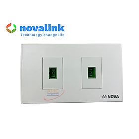 Mua Nhân ổ cắm mạng quang âm tường chuẩn SC/APC và chuẩn SC/UPC. Dùng lắp mặt âm tường  ổ cắm âm sàn  ổ cắm âm bàn - Hàng chính hãng