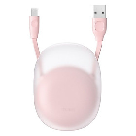 Mua Cáp sạc dây rút 3 đầu Baseus Let s Go Little Reunion One-Way Stretchable Data Cable ( 2A / 1m  Type-C) - Hàng nhập khẩu