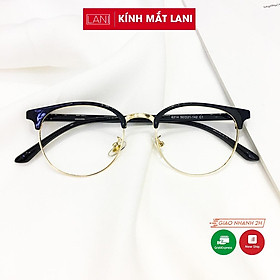 Gọng kính cận nam nữ mắt tròn nhựa dẻo siêu bền dễ đeo LANI 6214 - Mắt kính có độ theo yêu cầu