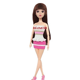 đầm len của búp bê 30 cm ( không có búp bê )