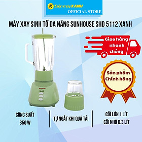 Mua Máy xay sinh tố đa năng Sunhouse SHD 5112 Xanh - Hàng Chính Hãng