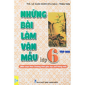 Hình ảnh Sách - Những bài làm văn mẫu lớp 6 - Theo chương trình giáo dục phổ thông Cánh Diều - ndbooks