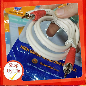 Mua Dây tín hiệu AV(hoa sen) Choseal 4 đầu 0.8m Hàng Chính Hãng