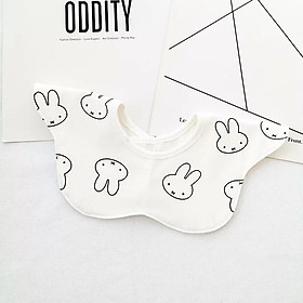 Yếm tròn xoay 360 độ 100% cotton siêu chống thấm