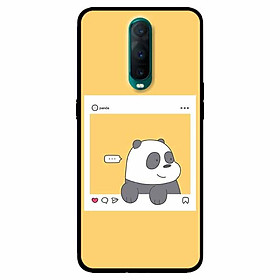 Ốp lưng dành cho Oppo R17 Pro mẫu Chú Gấu Khung Hình