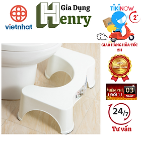 Ghế kê chân toilet, bồn cầu  Việt Nhật, ghế kê chân đi vệ sinh cho bé siêu bền tiện dụng