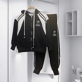 Bộ nỉ bé trai và bé gái size đại 7-14 tuổi thêu và in chữ chất liệu cao cấp dáng khỏe khoắn thời trang