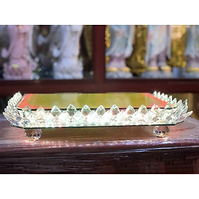 Mua  Đèn trang trí  Đài sen pha lê trong suốt 3 chế độ đèn đổi 7 màu