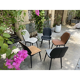 GHẾ ĂN, GHẾ BÀN TRANG ĐIỂM, GHẾ CAFE NORDIC BỌC DA CAO CẤP