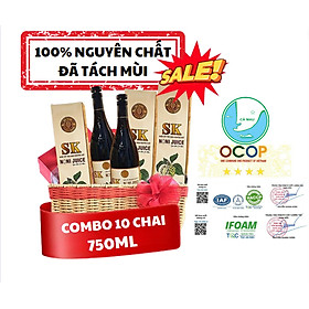 Combo 10 chai Nước cốt trái nhàu SK Noni Juice Premium 750ml