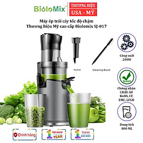 Máy ép trái cây tốc độ chậm nhãn hiệu Biolomix SJ-017 - HÀNG NHẬP KHẨU