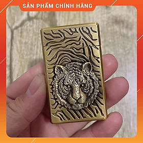 Mua Hột Quẹt Bật Lửa FJ Khò Gas 2 Tia Họa Tiết Hình Sư Tử/Thuyền Buồm Cực Đẹp - Giao Hình Ngẫu Nhiên