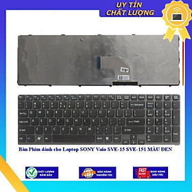 Bàn Phím dùng cho Laptop SONY Vaio SVE-15 SVE-151 MÀU ĐEN - Hàng Nhập Khẩu New Seal