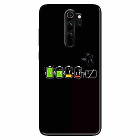 Ốp lưng in cho Xiaomi Redmi Note 8 Pro Cạn Pin
