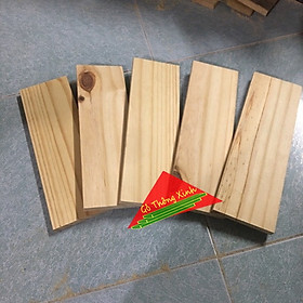 Mua Bó 5 thanh gỗ thông đẹp dài 30cm  rộng 9cm  dày 1.3cm sử dụng ốp tường  làm kệ  trang trí