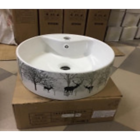 Mua Chậu lavabo đặt bàn TRÒN GROVES GLV103F (410x410x140)