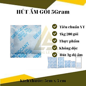 Mua Gói hút ẩm đóng gói 5 Gram - bịt 1 KG (200 gói) - Gói chống ẩm