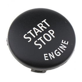 2X Engine Start Stop Switch Button Cover For  E60 70 90 92 93   Black