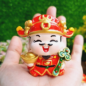 Mua Tượng chibi Thần Tài Như Ý Cát Tường 6cm cao cấp
