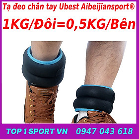 Tạ đeo chân tay chạy bộ thể thao tập gym , tập thể hình chuyên nghiệp ( 1 đôi 0.5 kg / chiếc ) - Xanh