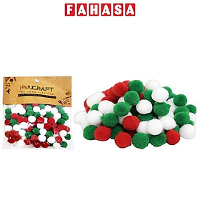 Mua Phụ Kiện Trang Trí Giáng Sinh 100 Bông Bi 10 mm - Vinacraft