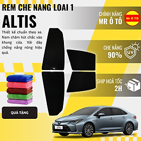 Rèm Che Nắng Xe Toyota Altis Loại 1 Mr Ô TÔ Bảo Hành 24 tháng Cam Kết Chuẩn Khít Theo Xe