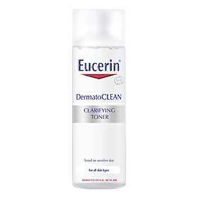 Nước Cân Bằng Cho Da Nhạy Cảm Eucerin DermatoCLEAN Clarifying Toner (200ml)