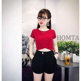 Set Bộ Áo Đắp Chéo Kèm Quần Phù Hợp Mọi Với Mọi Phong Cách