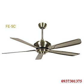 Mua Quạt Trần 5 Cánh Sắt _Tặng Kèm Bộ Điều Khiển