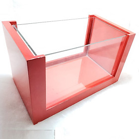 Bể cá mini để bàn khung gỗ loại lớn D34R20H19