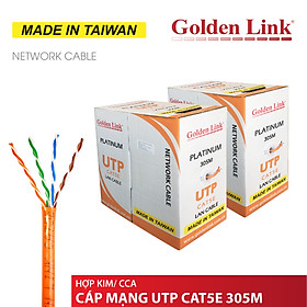 Cáp Mạng CAT5E UTP CCA Golden Link -100MHz – 3m - 305m - Hàng chính hãng