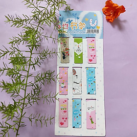 Combo 9 Bookmark Nam Châm Đánh Dấu Sách - Love (Mẫu Ngẫu Nhiên)