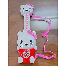 Đàn Ghita Mèo Kitty Có Đèn, Phát Nhạc Tiếng Việt