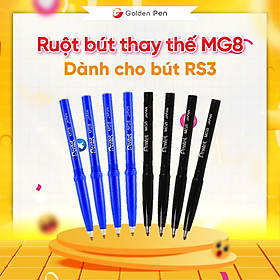 Ruột bút ký Rs3G Và Rs3S ngòi 0.8mm 2 màu mực xanh, đen