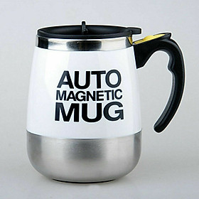 Cốc tự khuấy Auto Magnetic Mug 450ml (Giao màu ngẫu nhiên) - Tặng kèm đèn pin bóp tay mini