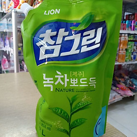 Nước rửa chén và rau quả Lion Hàn Quốc - Túi 1,2 lít