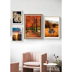 Tranh treo tường trang trí phòng khách, phòng ngủ.PVP-TP207 Tặng kèm khung và đinh ba chân treo tranh chuyên dụng