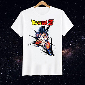 Áo thun in hình áo songoku dragon ball áo anime manga nhiều mẫu giá rẻ cực ngầu - 1