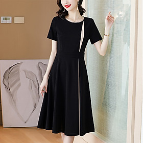 Váy Đen Nữ Mùa Hè Khí Chất Phong Cách Pháp VH63 - Hàng Quảng Châu Cao Cấp