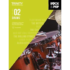 Sách - Trinity College London Rock & Pop 2018 Drums Grade 2 by  (UK edition, paperback)