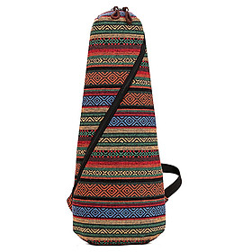 Bao Đựng Đàn Guitar/ Ukulele Đeo Lưng Vải Cotton Thổ Cẩm Dày