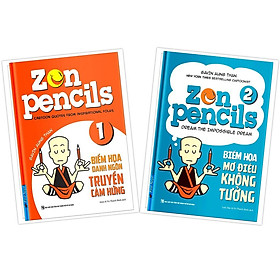 Sách - Combo Zen Pencils tập 1 + Zen Pencils tập 2 - FirstNews