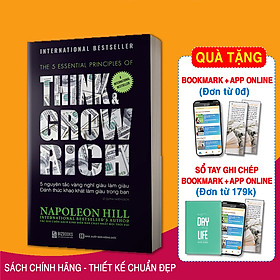 Ảnh bìa 5 nguyên tắc vàng nghĩ giàu làm giàu - Đánh thức khao khát làm giàu trong bạn_ think grow rich _ sách_ Sách hay mỗi ngày 