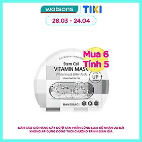 Mặt Nạ Banobagi Stem Cell Vitamin Mask Whitening and BHA-AHA 30g