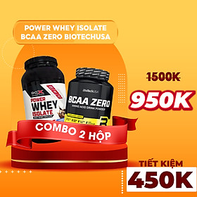 COMBO POWER WHEY ISOLATE BIOX TẶNG BCAA ZERO BIOTECHUSA