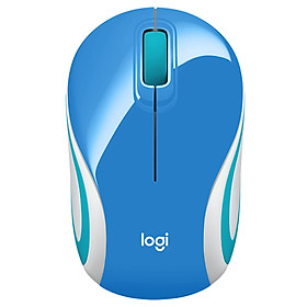 Chuột Không Dây Logitech M187-Xanh dương - Hàng Chính Hãng