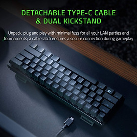 Bàn phím Razer Huntsman Mini Analog-60% Analog Optical Gaming Keyboard-Analog Switch_RZ03-04340100-R3M1_Hàng chính hãng